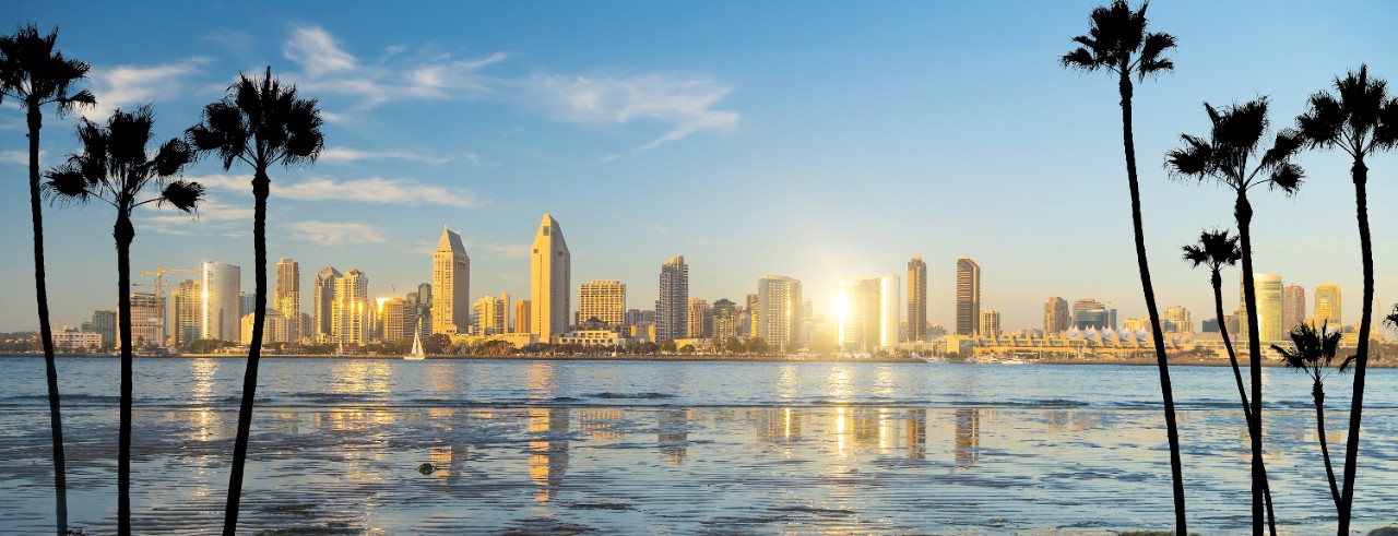 Skyline view of Downtown San Diego