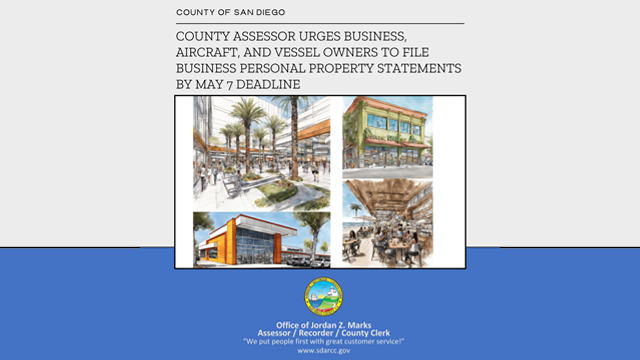 May 7th is California Deadline for Filing Unsecured Business Personal Property